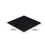 Black Oak 2′ Acoustic Slat Wood Wall Panel