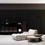 Black Oak 9′ Acoustic Slat Wood Wall Panel