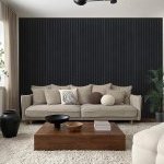 Black Oak 9′ Acoustic Slat Wood Wall Panel