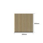 White Oak 2′ Acoustic Slat Panel