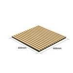 White Oak 2′ Acoustic Slat Panel