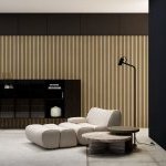 White Oak 9′ - Acoustic Slat Wood Wall Panel