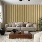 White Oak 9′ - Acoustic Slat Wood Wall Panel