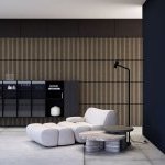 Natural Walnut 2′ Acoustic Slat Wood Wall Panel