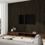 Smoked Oak 2′ - Acoustic Slat Wood Wall Panel