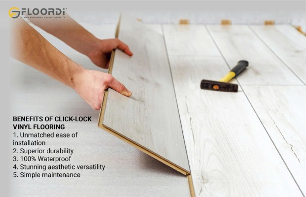 benefits of click lock vinyl flooring