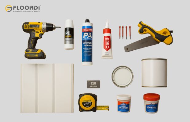 essential materials for installing wall paneling