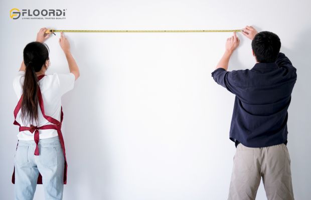 measuring and cutting the panels