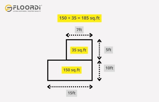 measuring l shaped room