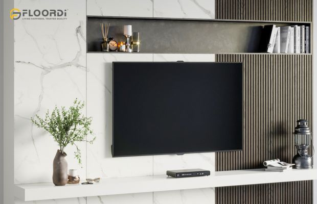Idées modernes de murs TV pour un point focal saisissant