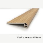 Nez de marche affleurant pour planchers – Finition de bord lisse