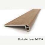 Nez de marche affleurant pour planchers – Finition de bord lisse