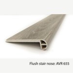 Nez de marche affleurant pour planchers – Finition de bord lisse