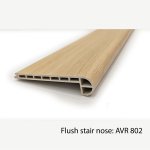 Nez de marche affleurant pour planchers – Finition de bord lisse