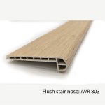Nez de marche affleurant pour planchers – Finition de bord lisse