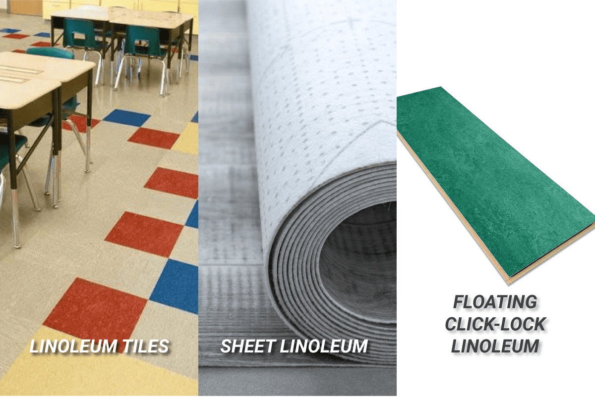 popular types of linoleum flooring