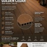 Skywood Golden Cedar Outdoor Decking