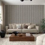 Grey Oak 9′ - Acoustic Slat Wood Wall Panel