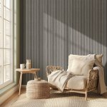 Grey Oak 9′ - Acoustic Slat Wood Wall Panel